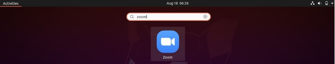 Start Zoom Client On Ubuntu