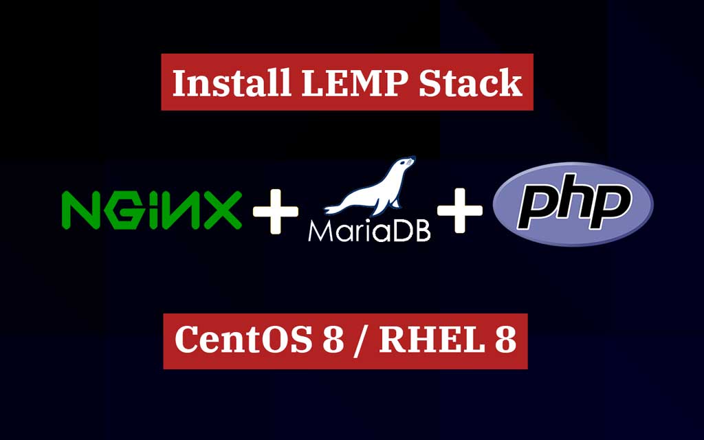 Install Linux, Nginx, MariaDB, PHP (LEMP Stack) On CentOS 8 / RHEL 8