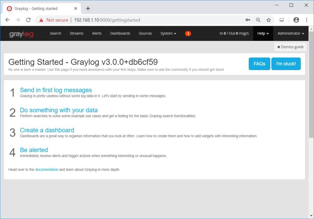 Install Graylog 3.0 on Ubuntu 18.04 - Graylog's Getting Started Page