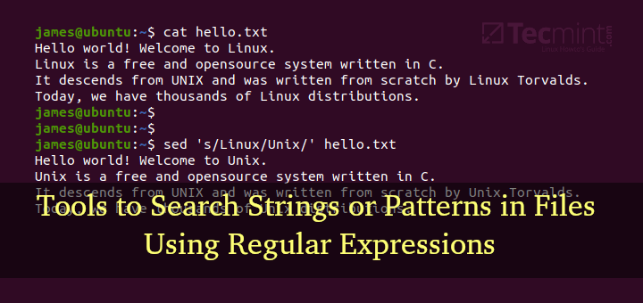 6 Best CLI Tools to Search Plain-Text Data Using Regular Expressions