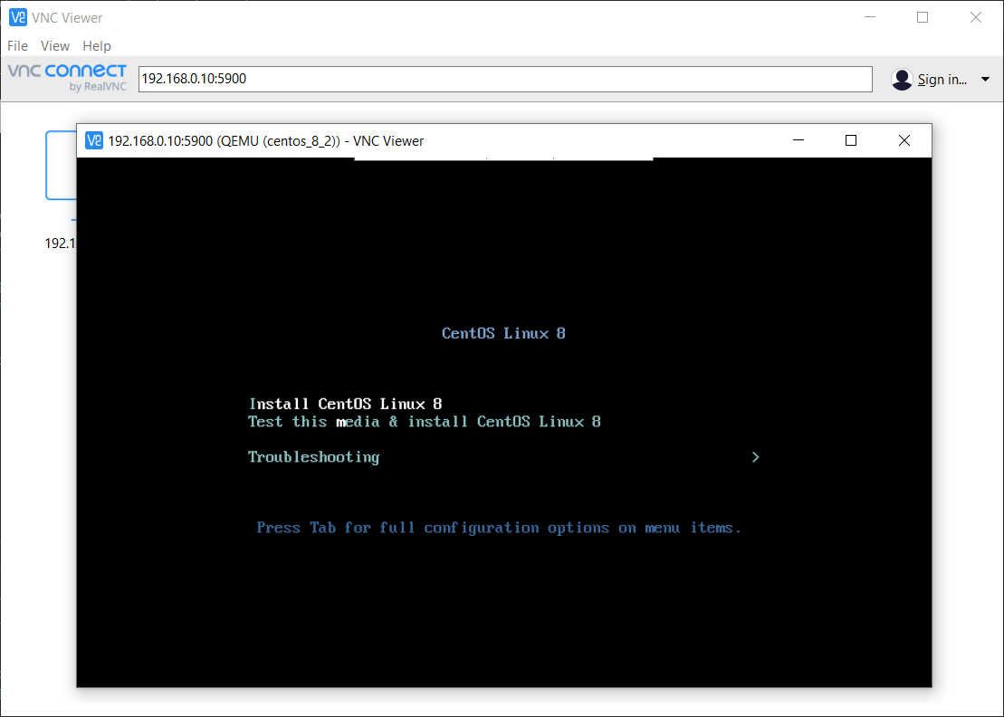 Access Virtual Machine Console with VNC Viewer