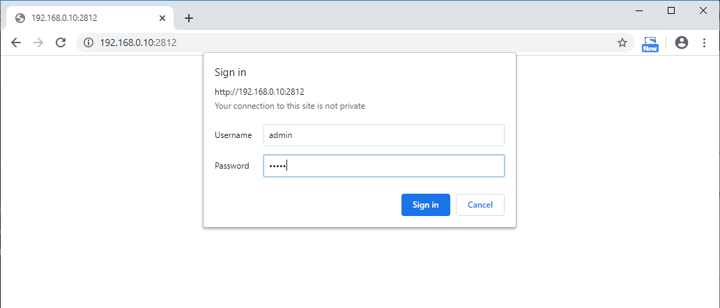 Install Monit on CentOS 8 - Login to Monit