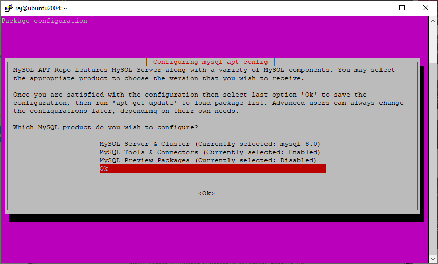 MySQL 8.0 Repository