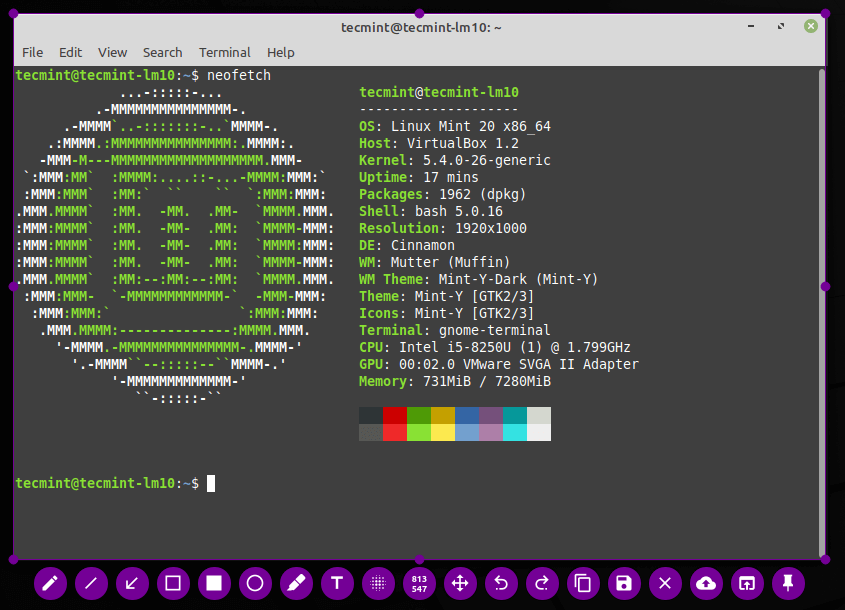 Take Linux Desktop Screenshot