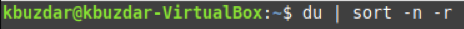 Sort “du” Command by Size- Output Largest to Smallest 1618541462 881 Sort du Command by Size Output Largest to Smallest