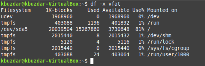 linux “df” command examples Linux “df” Command Examples 1622112348 931 Linux df Command Examples