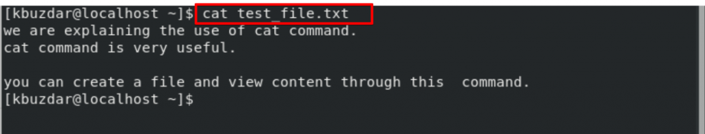 Linux Cat Command Examples