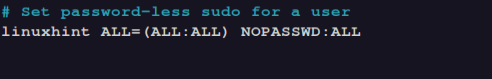 Configure a Password-less Sudo Configure a Password-less Sudo 1624833103 946 Configure a Password less Sudo