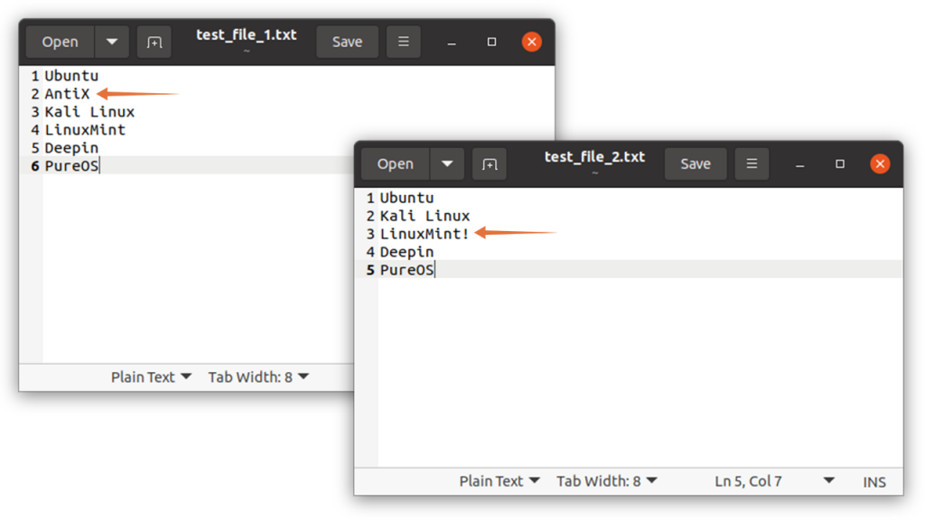How to Compare Two Files in Linux