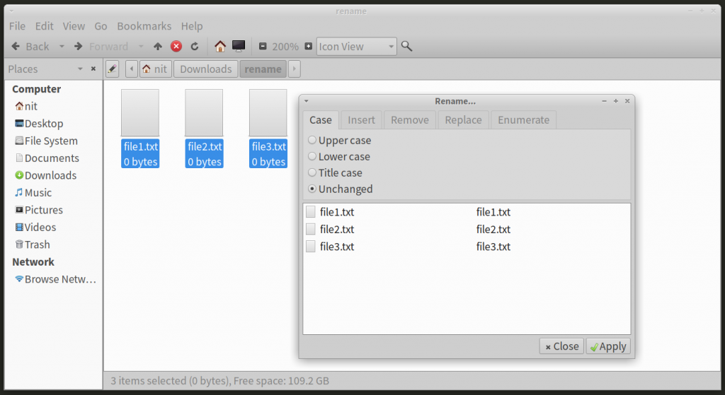 How to bulk rename files in Linux?