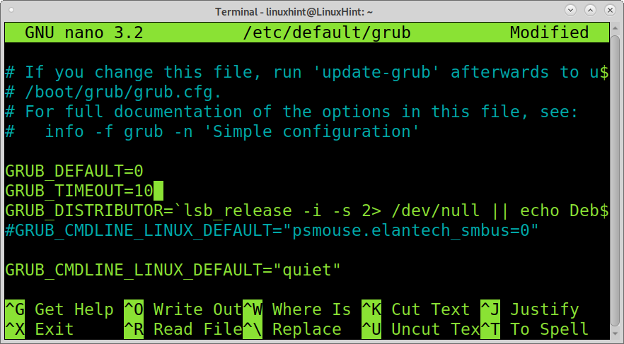 How do I modify the GRUB timeout in Linux? How do I modify the GRUB timeout in Linux? 1628966799 395 How do I change the GRUB timeout in Linux