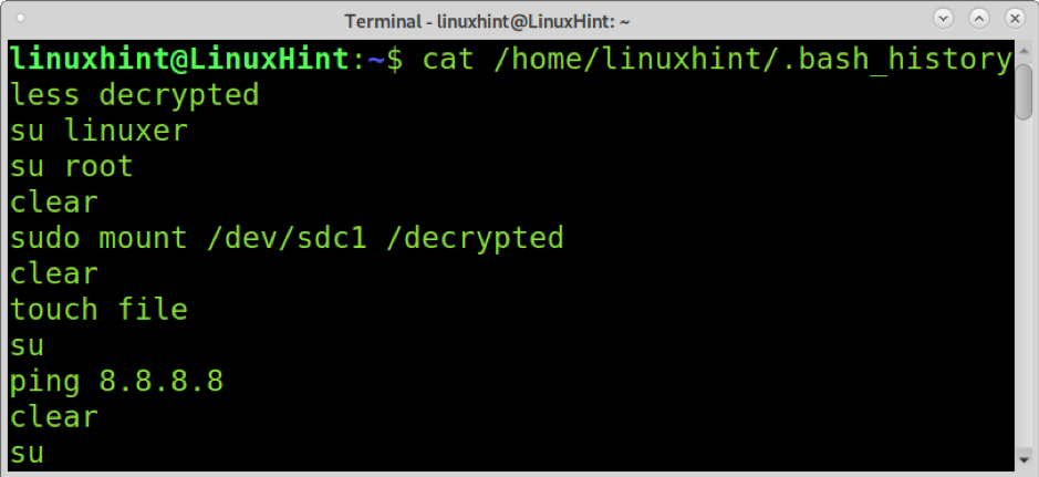 Delete historical past with no hint in Linux Delete historical past with no hint in Linux 1629576292 737 Delete history without a trace in Linux