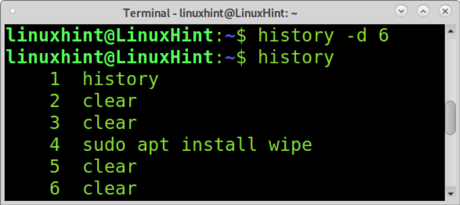 Delete historical past with no hint in Linux Delete historical past with no hint in Linux 1629576294 884 Delete history without a trace in Linux