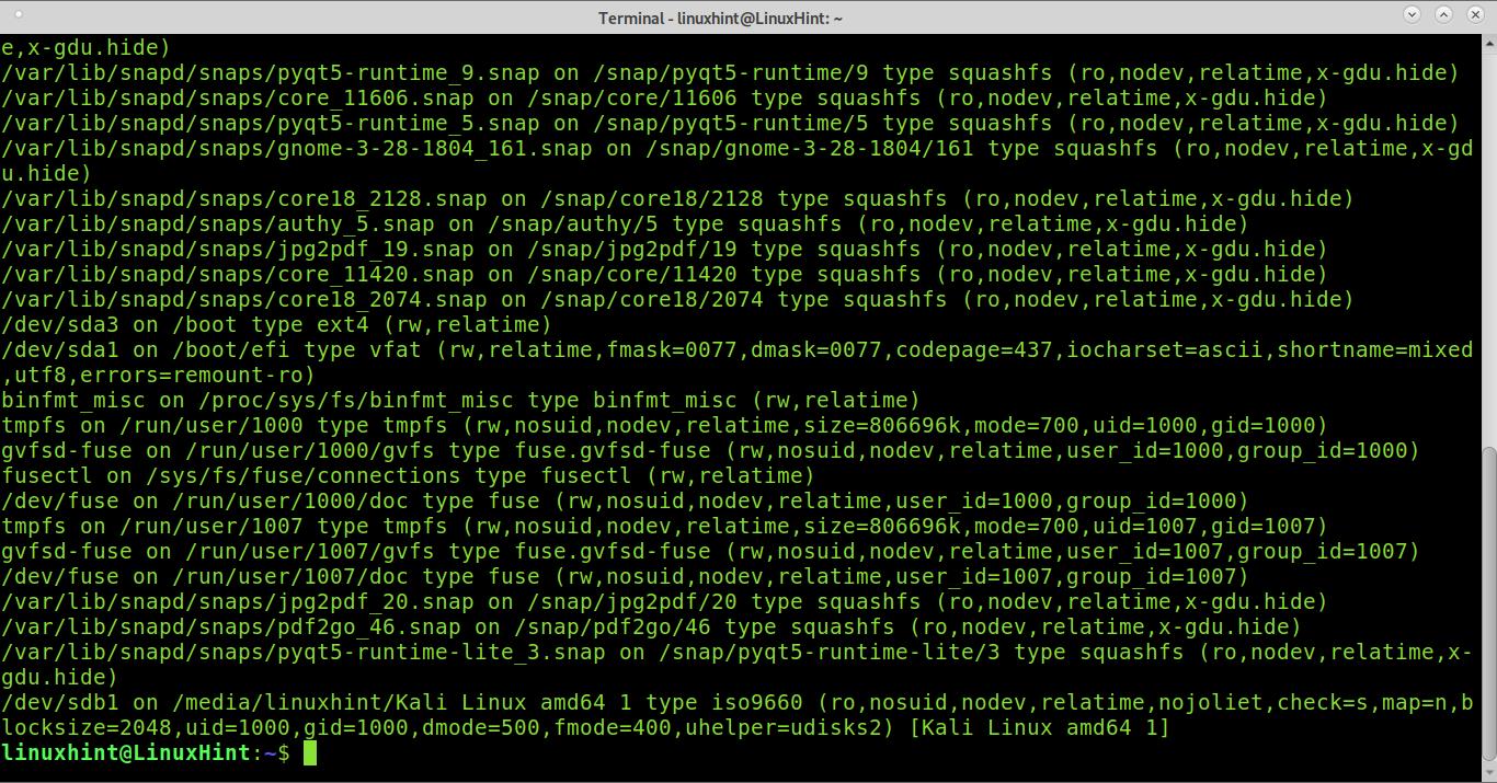 How do I see all mounts in Linux? How do I see all mounts in Linux? 1631512315 870 How do I see all mounts in Linux