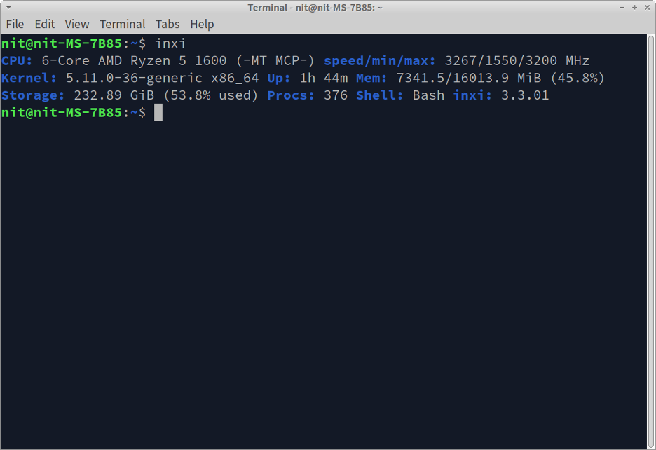 How to Use Inxi Command in Linux How to Use Inxi Command in Linux How to Use Inxi Command in Linux