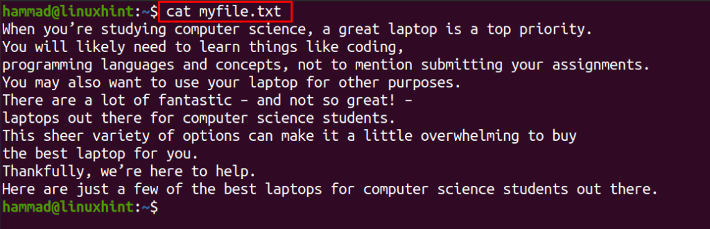 How to Count Lines in the file of Linux