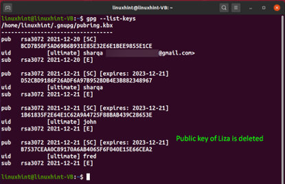 how to delete gpg keys in linux How to Delete GPG Keys in Linux 1641442532 244 How to Delete GPG Keys in Linux