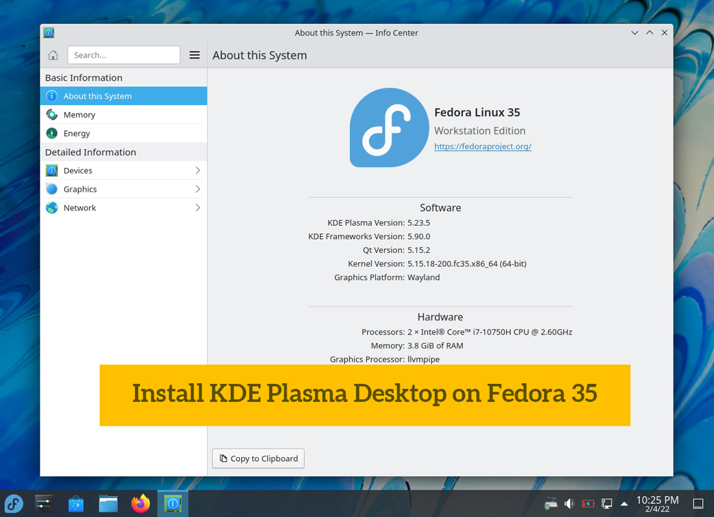 How to Install KDE Plasma Desktop on Fedora 35 / Fedora 34 | ITzGeek