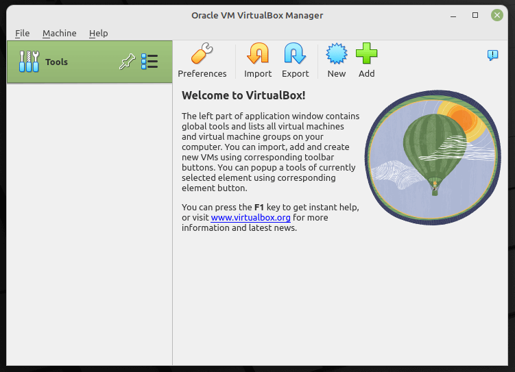 Running Virtualbox in Linux Mint