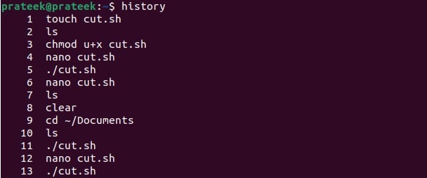 history-command-in-linux