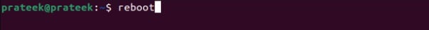 How To Use the Reboot Command in Linux